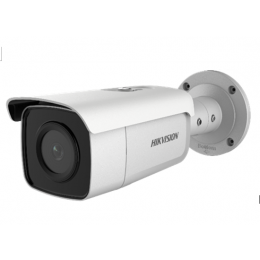 Hikvision DS-2CD2T46G1-4I/SL 4MP DarkFighter 80M IR Strobe Light & Audio Alarm Smart Bullet Network Security IP Camera 