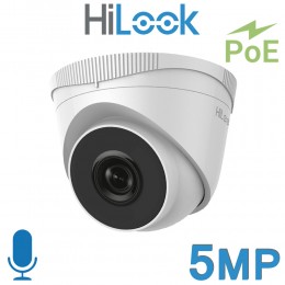 Hikvision HiLook IPC-T250H-MU(C) 2.8mm 5MP 30M IR IP PoE Turret Network Camera
