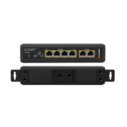 Folksafe FS-S3004EP-2E 4 Port 2 UPLINK 10/100MBPS Industrial Network LAN POE Switch