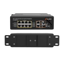 Folksafe FS-S3008EP-2C 8 Port 2 UPLINK 10/100/1000MBPS 120W Industrial Network LAN POE Switch 