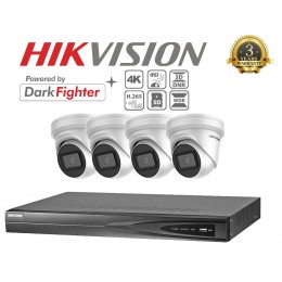 Hikvision DS-2CD2385G1-I 8MP 4K DarkFighter 4 Camera KIT