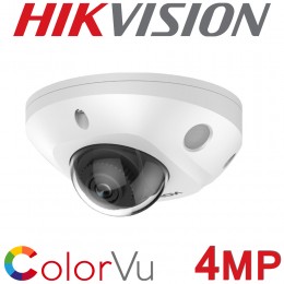 Hikvision DS-2CD2547G2-LS(C) 2.8mm 4MP ColorVu AcuSense IP PoE Mini Dome Camera