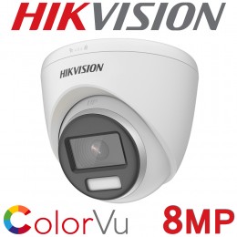 Hikvision DS-2CE72UF3T-E 2.8mm 8MP 4K ColorVu PoC Turret Camera