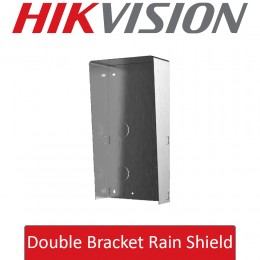 Hikvision DS-KABD8003-RS2/S Stainless Steel Rain Shield for use with DS-KD-ACW2/S Double Wall Mount