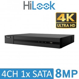 Hikvision HiLook NVR-104MH-C/4P(C) 4 Channel 4 POE H.265 4K UHD 8MP NVR Full Ultra HD HD Network Video Recorder 4CH CCTV