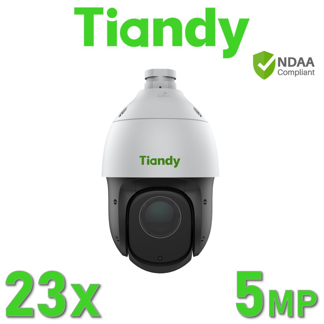 Tiandy TC-H354S 23X/I/E/V3.1 5MP 23× Starlight 150M IR Human/Vehicle Classification IP POE AI PTZ CCTV Camera