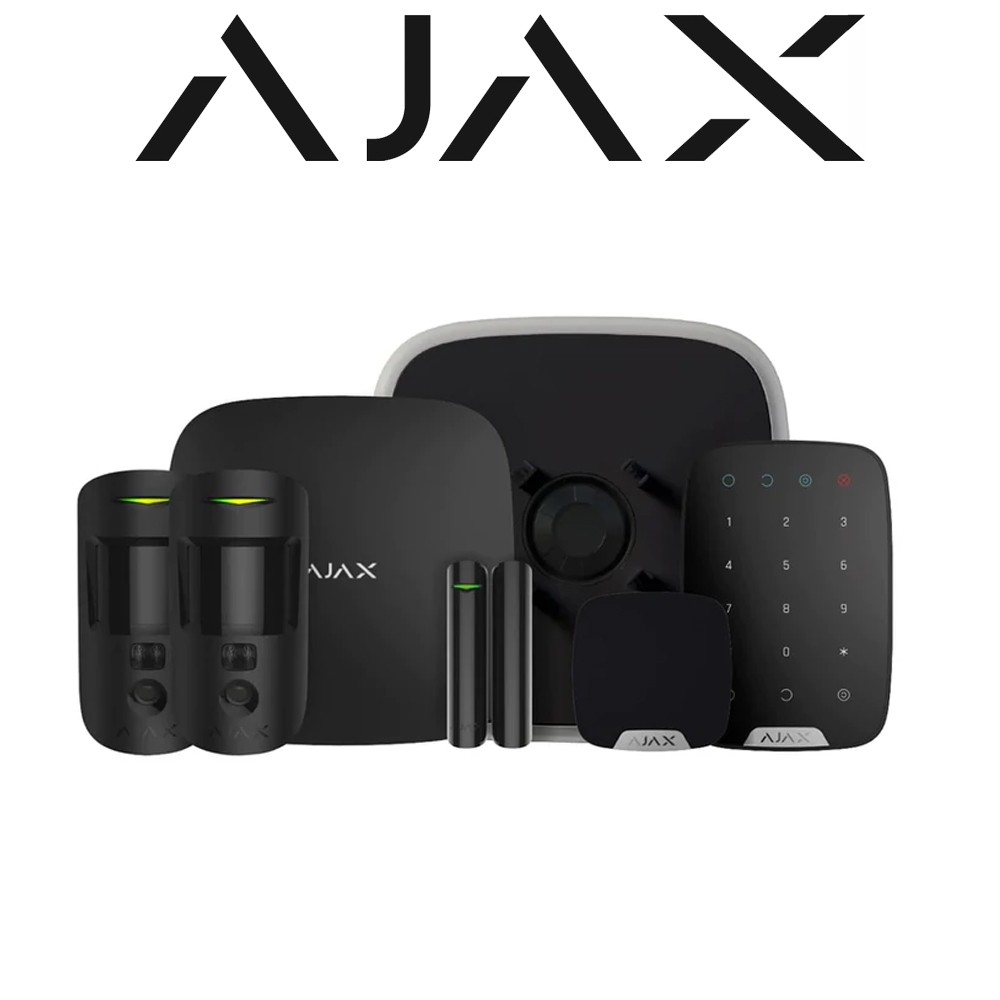 AJAX Hub 2 Wireless Alarm House Kit 1 MotionCam DD Doubledeck Black 23315.72.BL1
