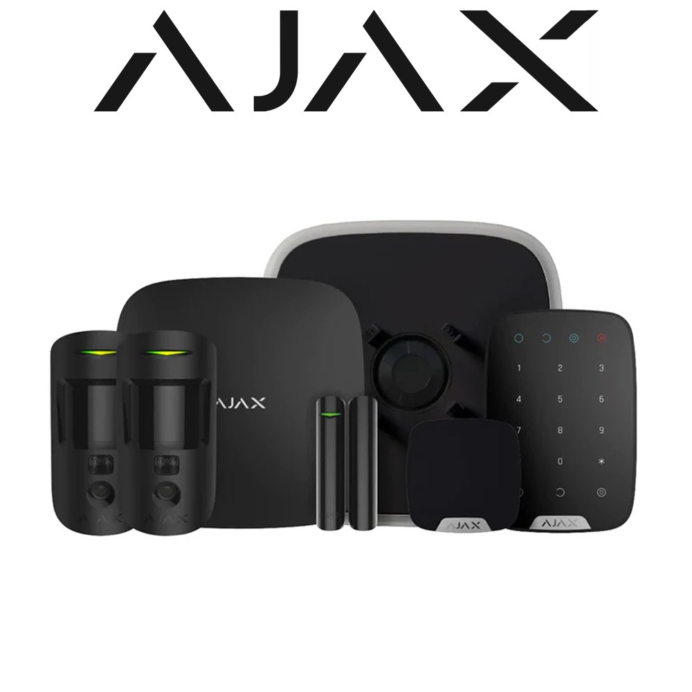 AJAX Hub 2 Plus Wireless Alarm House Kit 1 DD Doubledeck MotionCam Black 23317.73.BL1