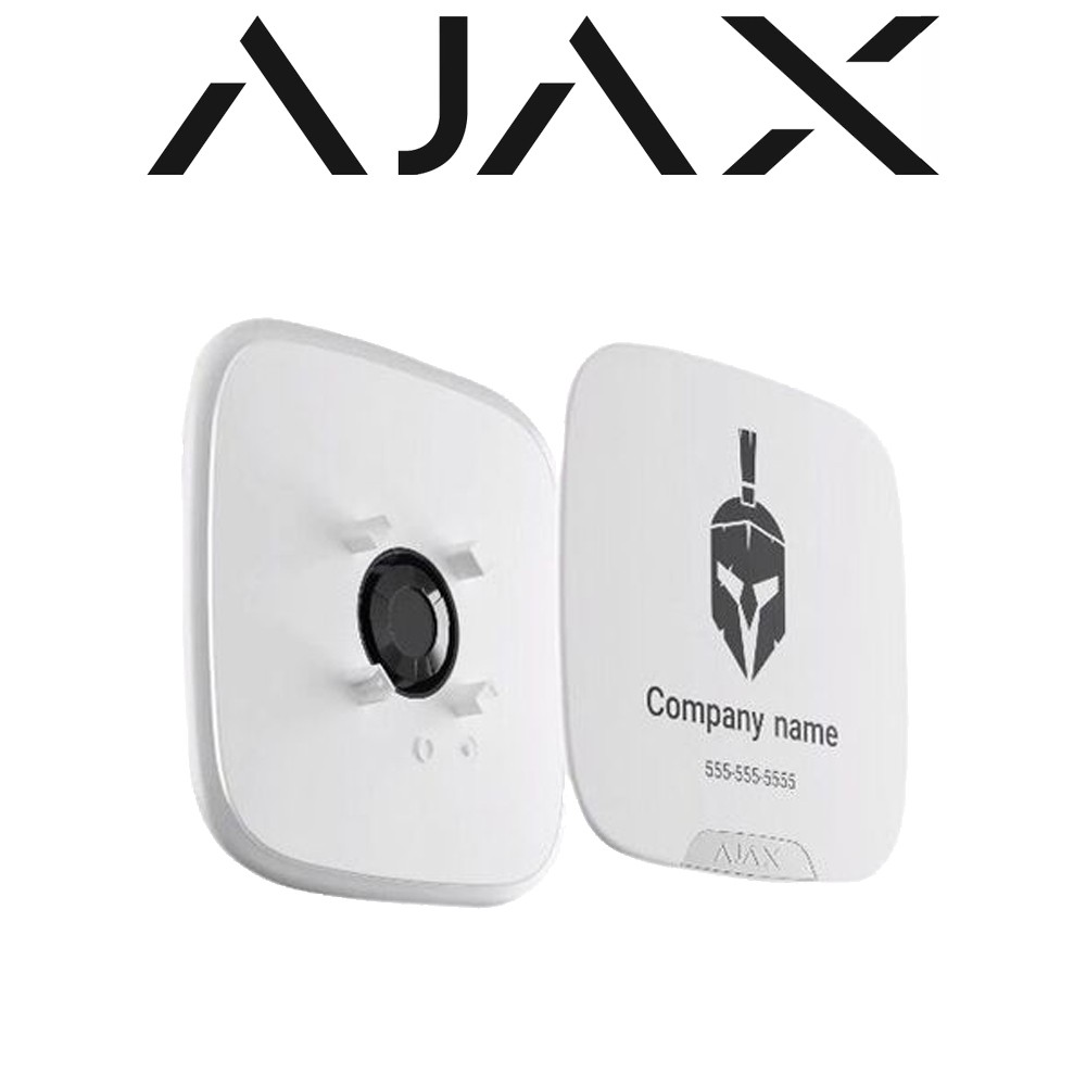 AJAX DoubleDeck StreetSiren Brandplate 10pcs White 20380.63.WH1