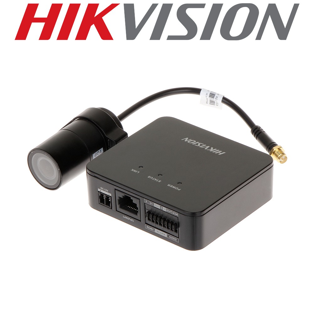 Hikvision DS-2CD6425G0-30 2MP POE Covert Pinhole Hidden Cube IP Security Camera Kit