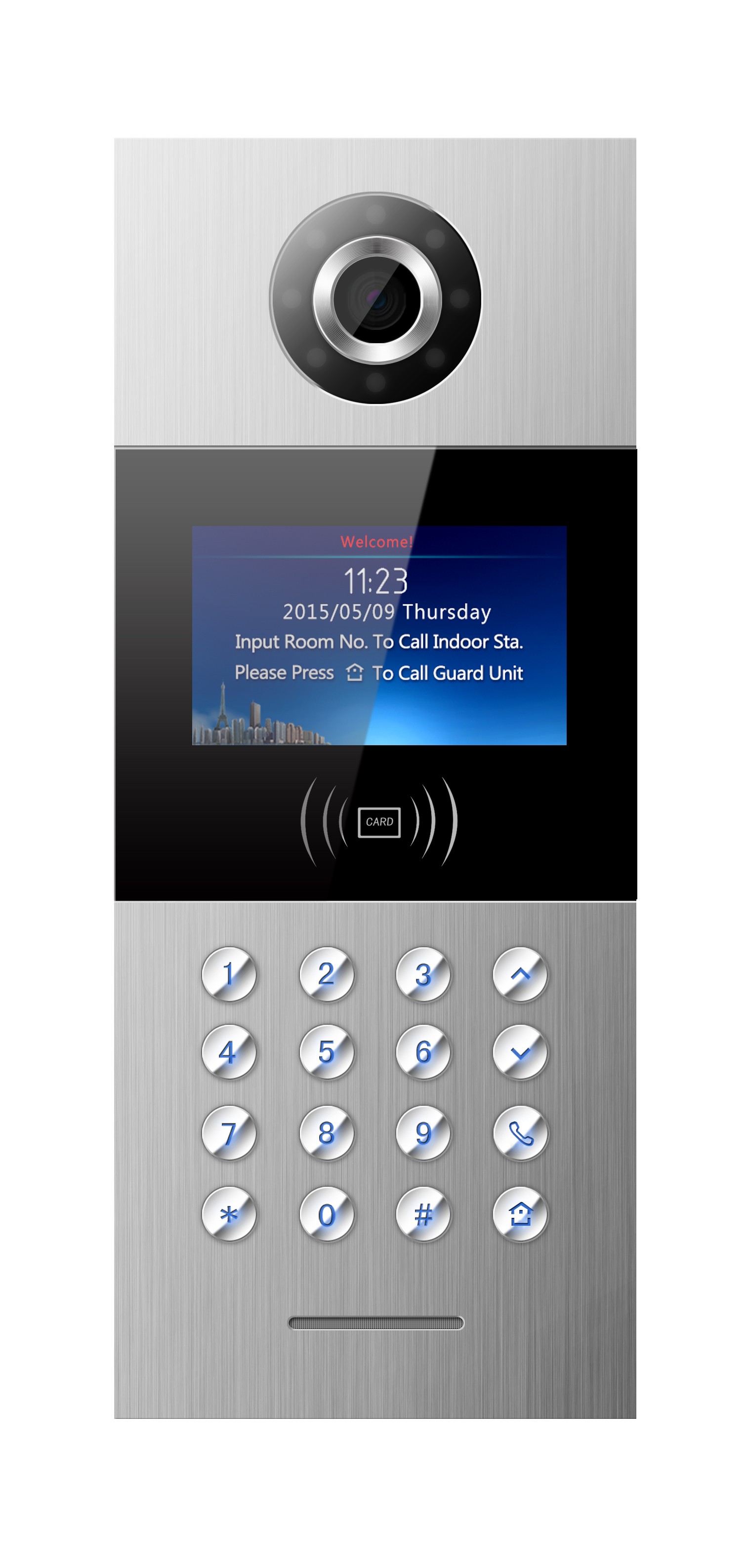 GVS H-OS02 Multi Apartment IP Outdoor Station POE Door Card Reader