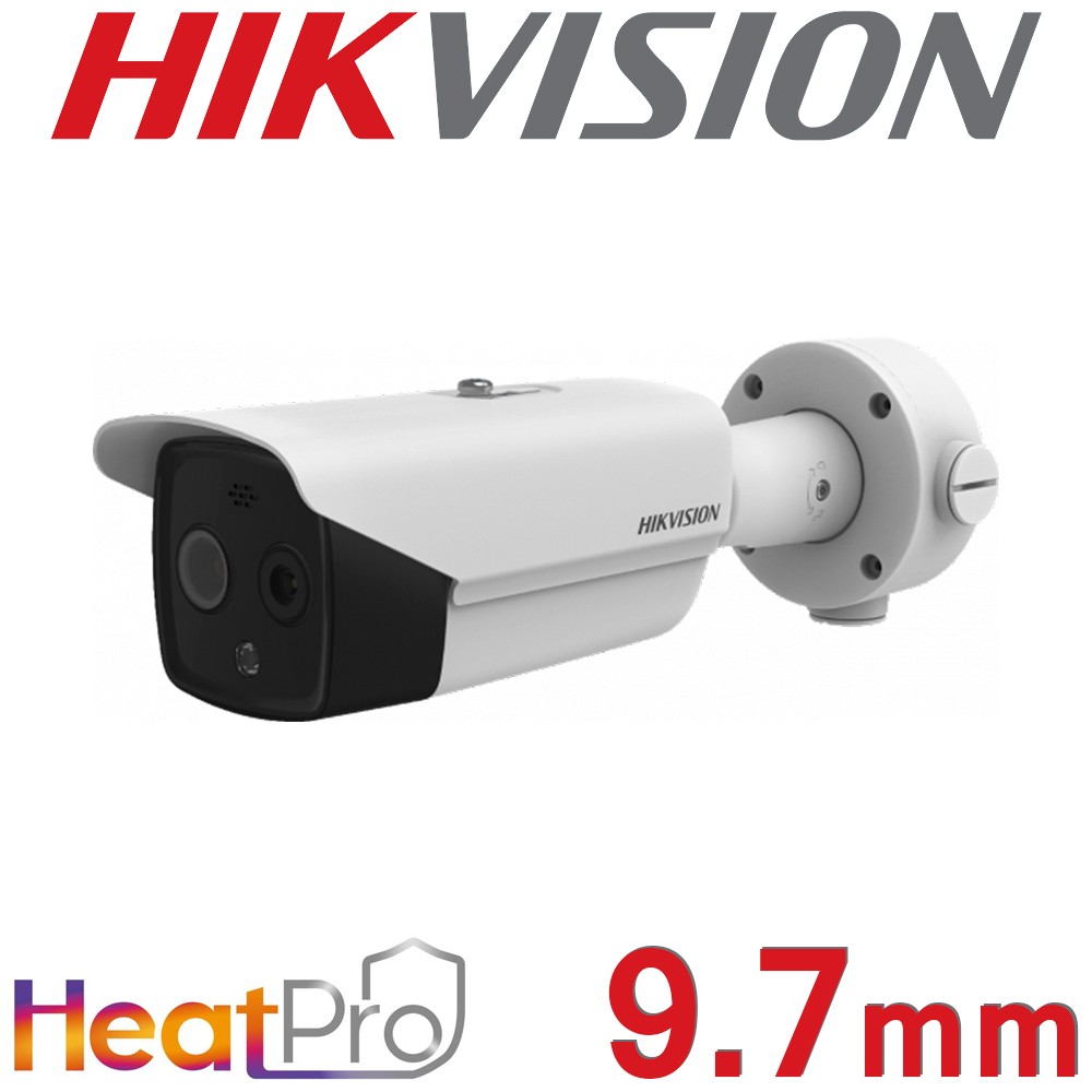 Hikvision DS-2TD2628-10/QA 9.7mm HeatPro Thermal & Optical Bi-spectrum Network Bullet Camera