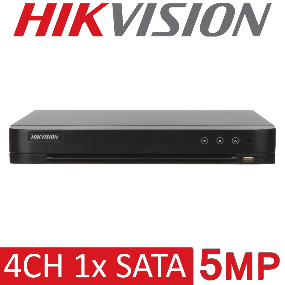 Hikvision IDS-7204HUHI-K1/4S 4CH 4 Channel 5MP 2nd Generation AcuSense Turbo HD DVR