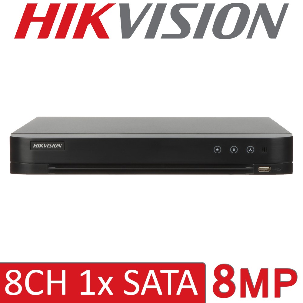Hikvision iDS-7208HUHI-M1/X 8CH 8 Channel 8MP 2nd Generation AcuSense Turbo HD DVR
