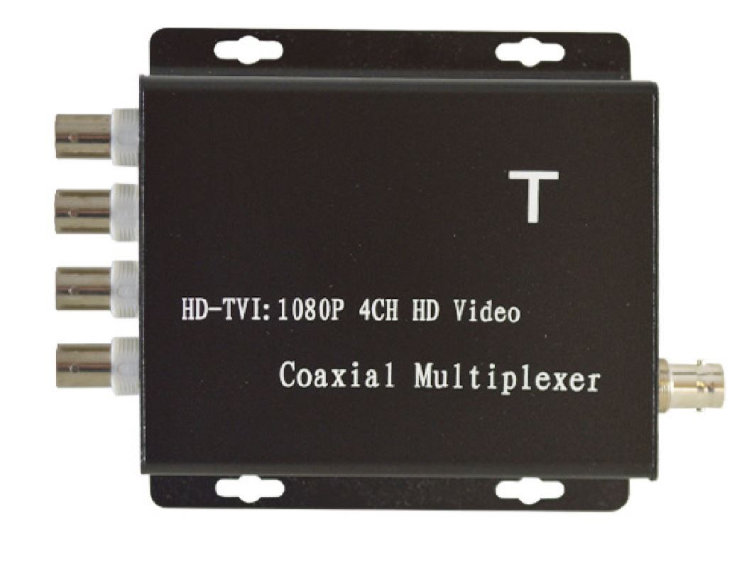 HDCM104T TVI HD 4 Channel coaxial HD video Coax Multiplexer ErTech