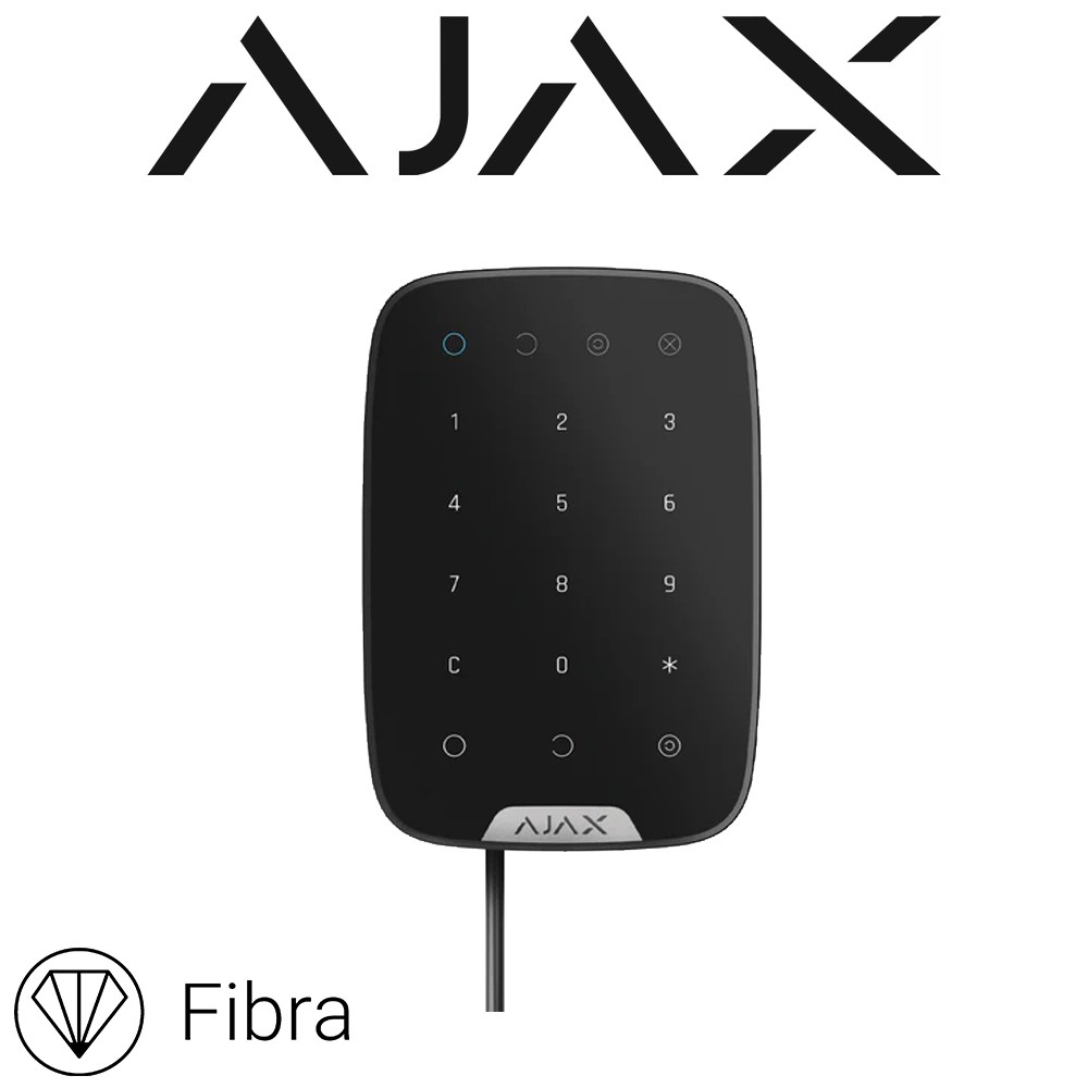 AJAX Keypad Fibra Black 46710.12.BL1