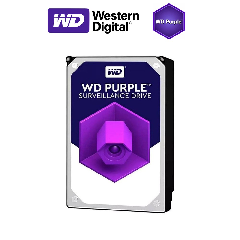 Western Digital WD Purple 6TB 64MBs 3.5 SATA HDD Surveillance CCTV Hard Drive