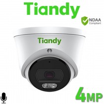 Tiandy TC-C34XN I3/E/Y/2.8mm/V5.0 4MP Turret IP PoE CCTV Camera