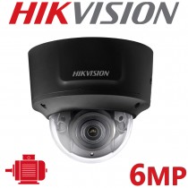 Hikvision DS-2CD2765G0-IZS Black H.265 6MP 2.8-12MM Motorised Lens 30M IR DarkFighter SD-Card POE VCA Dome IP Network Security Camera CCTV