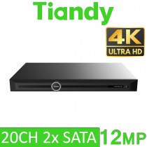 Tiandy TC-R3220/I/B/P/H 20 Channel 16 Port POE 12MP 4K NVR VCA P2P Onvif Network Video Recorder 2HDD