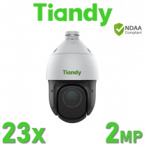 Tiandy TC-H324S 23X/I/E/C/V3.0 2MP 23× Starlight 150M IR Human/Vehicle Classification PTZ CCTV Camera