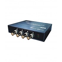 Folksafe FS-EPOC7004T-POE 4-CH Ethernet UTP CAT 5/6 IP Over Coax Cable Receiver Extender Converter