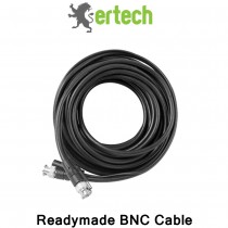 Ertech Readymade BNC Shotgun Cable Black Indoor Outdoor 5 10 20 30 40 Metre 5m 10m 20m 30m 40m 