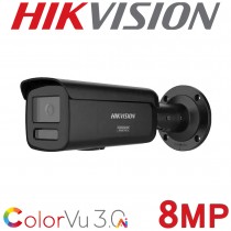 Hikvision DS-2CD2T87G3-LIY 8MP 4K ColorVu 3.0 2.8mm Fixed Bullet CCTV Camera Black