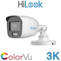Hikvision HiLook THC-B159-MS 3K 5MP ColorVu 2.8mm Built In Microphone 20M White Light TVI AHD CVI CVBS Mini Bullet Camera