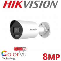 Hikvision DS-2CD2087G2H-LIU 8MP Smart Hybrid Light ColorVu Fixed Mini Bullet Network Camera