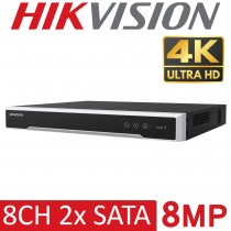 Hikvision DS-7608NXI-I2/8P/S 8 channel 8xPOE 4K AcuSense NVR Network Video Recorder 