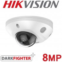 Hikvision DS-2CD2583G2-IS 2.8mm 8MP 4K AcuSense30M IR MiniDome IP POE CCTV Camera