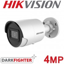 Hikvision DS-2CD2046G2-IU(C) 2.8mm 4MP AcuSense Microphone Fixed Mini Bullet Network Surveillance Camera