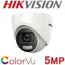 Hikvision DS-2CE72HFT-F28 2.8mm 5MP ColorVu 24/7 Colour Turret CCTV Camera