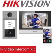 Hikvision DS-KIS604-P(C) 1080p IP PoE Video Villa Intercom System Kit