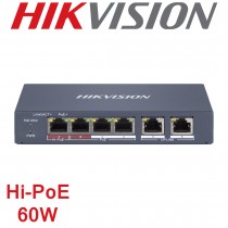 Hikvision DS-3E1106HP-EI Smart Managed 4-Port 100 Mbps PoE Switch