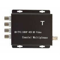 HDCM104T TVI HD 4 Channel Coaxial HD Video Coax Multiplexer