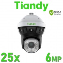 Tiandy TC-H366V 4MP/25X/IW/E/A/2.8mm 6MP 25X Panoramic AEW PTZ Camera 