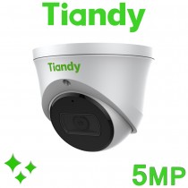 Tiandy TC-C35XS I3/E/Y/2.8mm/V4.0 5MP 2.8MM Mic Starlight 30M IR IP POE Turret Camera