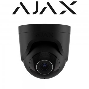AJAX TurretCam 8MP 2.8mm IP PoE Turret CCTV Camera AI Black 64928.197.BL1