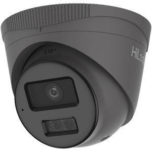 Hikvision HiLook IPC-T249HA-LU GREY 4 MP ColorVu with Smart Hybrid Light Fixed Turret Network Camera