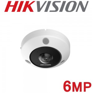 Hikvision DS-2CD6365G1-IVS(1.16MM) 6MP DeepinView IR Network Fisheye Camera