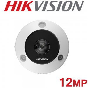 Hikvision DS-2CD63C5G1-IVS 12MP DeepinView Fisheye Network Camera 1.29mm