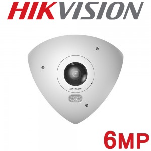 Hikvision DS-2CD6W65G1-IVS 6MP DeepinView Immervision IR Network Fisheye Camera