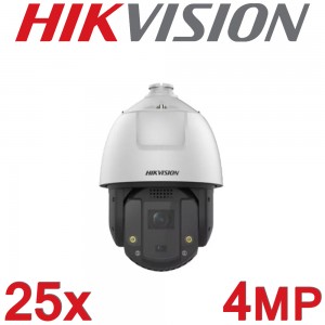 Hikvision DS-2DE7S425MW-AEB(F1)(S5) Acusense 25x 4MP PTZ Darkfighter Built-in Speaker & White Light Alarm