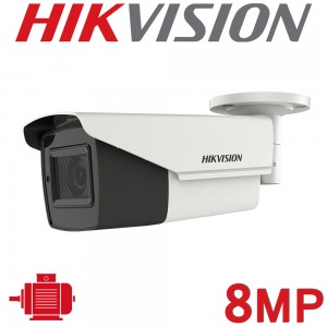 Hikvision DS-2CE19U1T-AIT3ZF 2.7-13.5mm 4K UHD 8MP Motorized TVI AHD CVI CVBS 80M IR BNC Analog Bullet CCTV Camera