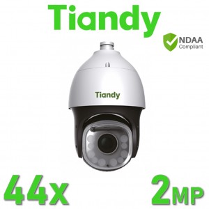 Tiandy TC-H326M 44X/IW/A 2MP 44x Super Starlight 180M IR Auto Tracking Early Warning (AEW) AI PTZ Camera