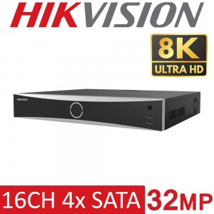 Hikvision iDS-7716NXI-M4/X 16CH 16 channel 16x PoE 4K AcuSense NVR Network Video Recorder