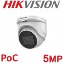 Hikvision DS-2CE76H0T-ITME 2.8mm 5MP HD 30M IR IP67 Analog BNC PoC Audio Eyeball Turret CCTV Camera