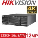 Hikvision DS-96128NI-M16/R M Series 8K 16U 128CH 128 Channel NVR
